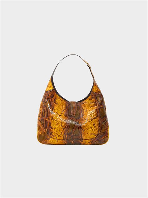 gucci black python bag|gucci python bag yellow.